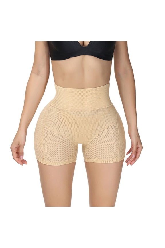 Women's Hip Pads Shaper Tight Tummy Control Padding Padded Shapewear Shorts Body Shaper High Waist Hip Enhancer Bridal Nude1 Large