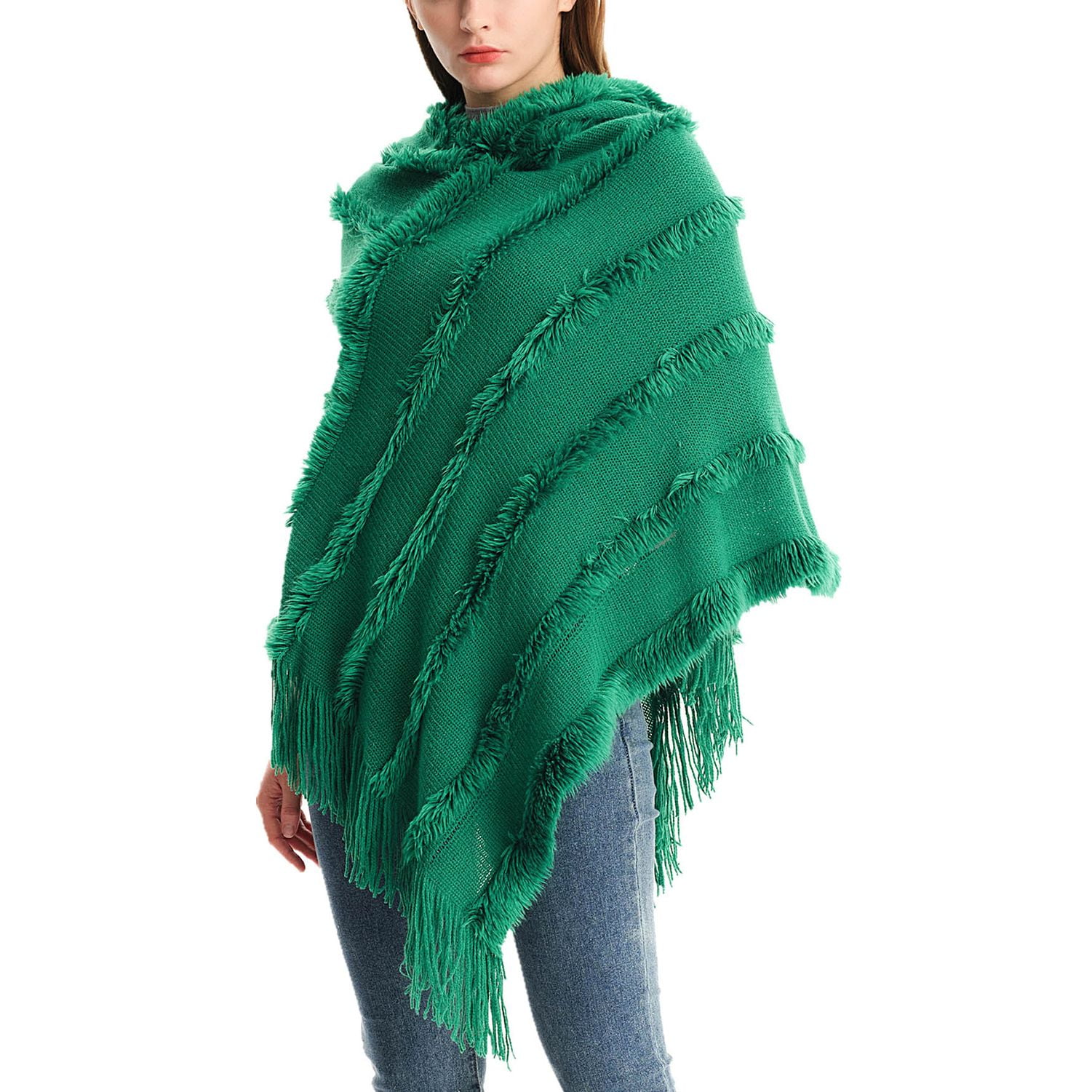 Womens Turtlenecks Knit Poncho Sweater | Love Shushi – Love