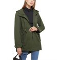 thumbnail image 1 of SWSMCLT Women's Lightweight Jackets Coats Utility Long Sleeve Zipper Slim Fit Anorak Jackets with Pockets Hoodie Zip Up Casual Fall Top Hooded Military Army Green Small, 1 of 5
