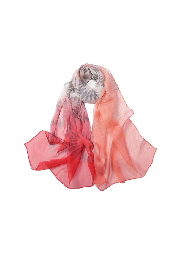 Women's Long Scarf Winter Scarves Sun Protection Pashmina Shawl Summer Fall Elegant Lightweight Orange One Size