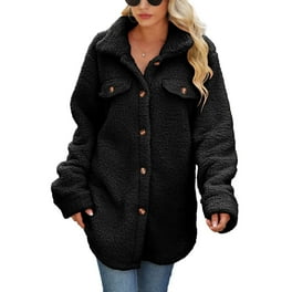 Defitshape Women's Winter Coat Fall Coats Long Fashion Lapel