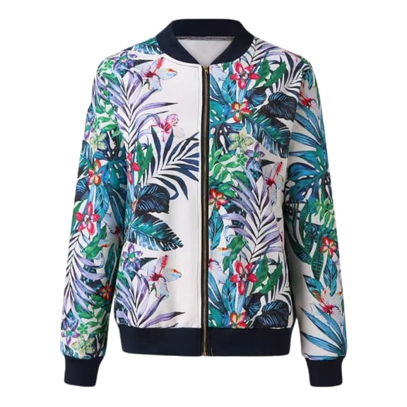 SWSMCLT Women's Long Sleeve Letterman Jacket Printed 2023 Fall Bomber Jacket Outerwear Cotton Casual Fashion Baseball Jacket Designer Cool Style 8 Large