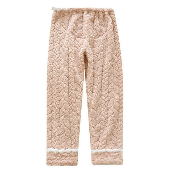 SWSMCLT Women's Maternity Pajama Pants Postpartum Basic Sleeping Button Front Loose Pj Sleepwear Lounge Sleep Bottoms Pink Small