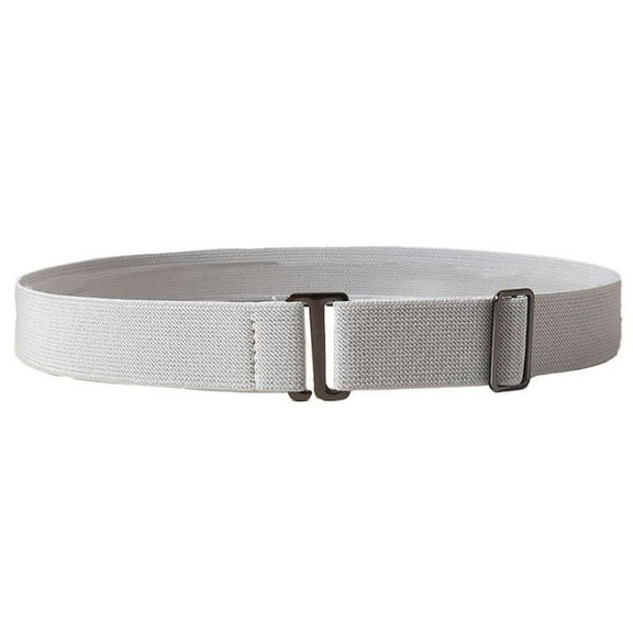 SWSMCLT Women's Metal Adjustable Belts Casual Medium Fashion Metal Buckle Stretch Winter Buckle Belt Nylon Light Grey Small-X-Large