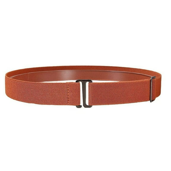 SWSMCLT Women's Metal Adjustable Belts Casual Medium Fashion Metal Buckle Stretch Winter Buckle Belt Nylon Umber Small-X-Large