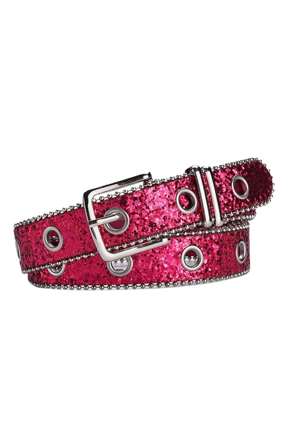 Women's Metal Belt Buckle Steampunk Metallic Rhinestone Metal Buckle Slimming Halloween Rose One Size