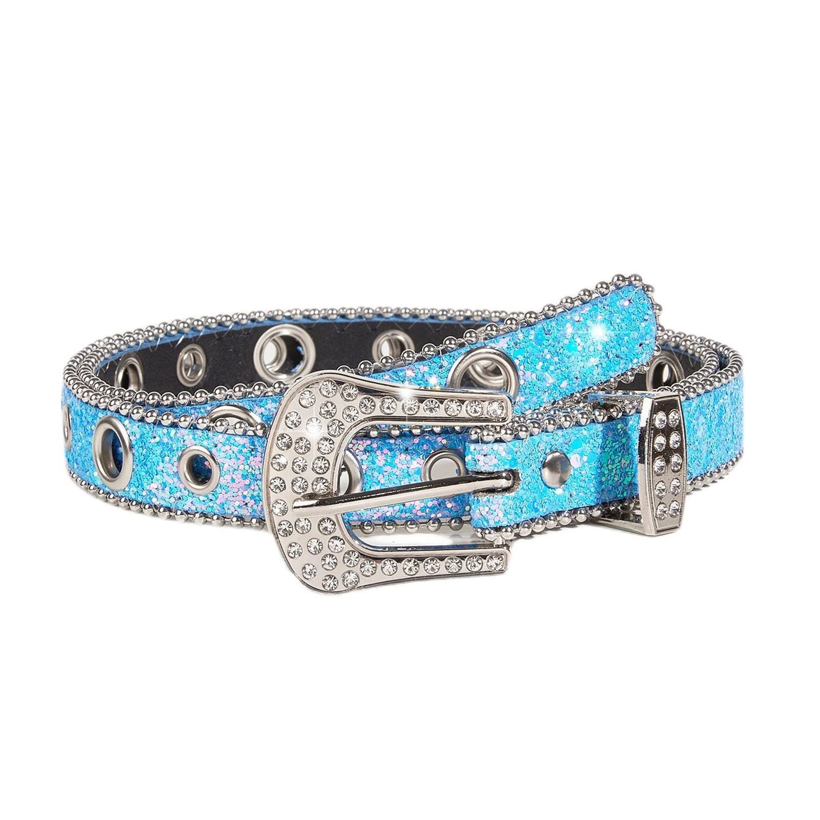 Beaded Rhinestones Woman’s Belt Size Small Rhinestone Beaded Western Belts – Garmarsisters main image 3