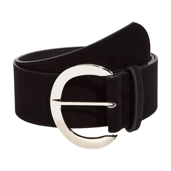 SWSMCLT Women's Metal Belt For Dress Buckle Casual Vintage D Ring Summer Faux Leather Fashion Adjustable Belts Black X-Small-Large