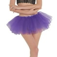 thumbnail image 1 of SWSMCLT Women's Mini Tutu Skirt Summer Layered Short Party Ballet Pancake Dance Sexy Clown Bubble Tulle Skirt Purple Small-X-Large, 1 of 4