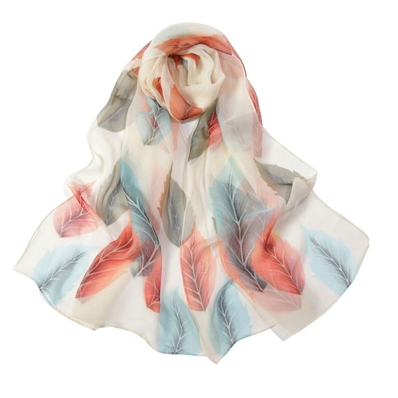 SWSMCLT Women's Pashmina Shawl Long Shawl Chiffon Scarves Winter Summer Spring Soft Elegant Thin Fall Convertible Beige One Size
