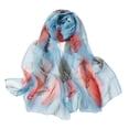thumbnail image 1 of SWSMCLT Women's Pashmina Shawl Long Shawl Chiffon Scarves Winter Summer Spring Soft Elegant Thin Fall Convertible Blue One Size, 1 of 1