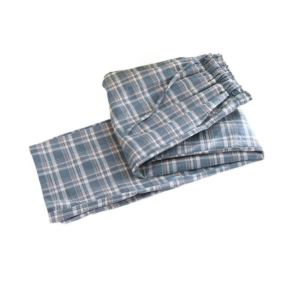 SWSMCLT Women's Plaid Pajamas Bottoms Printed Pj Sleep Pants Lightweight Soft Oversized Lounge Sleeping Green Large