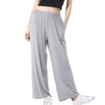 thumbnail image 1 of SWSMCLT Women's Plus Size Pajama Pant Cotton Cool Nightwear Classic Elasthane Home Sleep Bottoms Pj Comfy Loose Fall Light Grey 3X-Large, 1 of 4