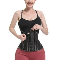 SWSMCLT Women's Postpartum Shapewear Tummy Control High Compression Hook Waist Belt Waist Trainer Slim Tight Thin Black 18