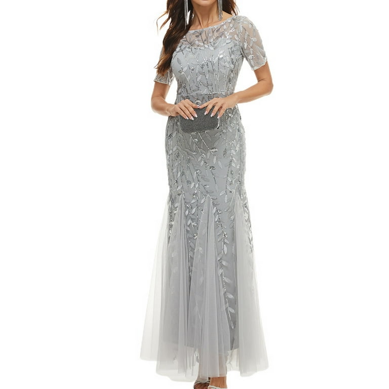 Lace Bateau Neckline Long Mermaid Formal Dress Lace Bateau Neckline Long Mermaid Formal Dress