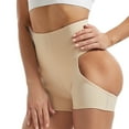 thumbnail image 1 of SWSMCLT Women's Shaper Shorts Panties Hip Enhancer Butt Lifter Shapewear Tummy Control Underwear Body Dip Shaping Boyshorts Slimming High Compression Thigh Slimmer High Waisted Nude Large, 1 of 4
