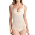 thumbnail image 1 of SWSMCLT Women's Shapewear Bodysuit Tummy Control Shaper Hip Dip Butt Lifting Slim Fit Firm Compression Butt Lifter Thigh Slimmer Seamless See Through Nude 16, 1 of 4