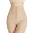 thumbnail image 1 of SWSMCLT Women's Shapewear Shorts Mesh Hip Enhancer Plus Size High Waist Trimmer Tummy Control Underwear Firm Compression Nude 5X-Large, 1 of 4