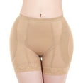 thumbnail image 1 of SWSMCLT Women's Shapewear Shorts Padded Hip Pads Padding Mid Thigh Lace Firm Hip Enhancer Butt Lifting Body Shaper Nude X-Large, 1 of 3