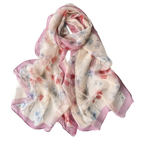 SWSMCLT Women's Sheer Scarf Fashion Shawl Thin Summer Soft Cozy Casual Party Loose Fall Lightweight Pashmina Style19 One Size