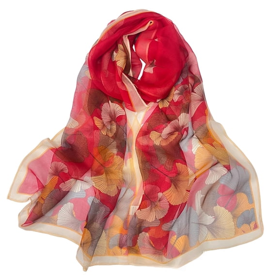 SWSMCLT Women's Sheer Scarf Fashion Shawl Thin Summer Soft Cozy Casual Party Loose Fall Lightweight Pashmina Style6 One Size