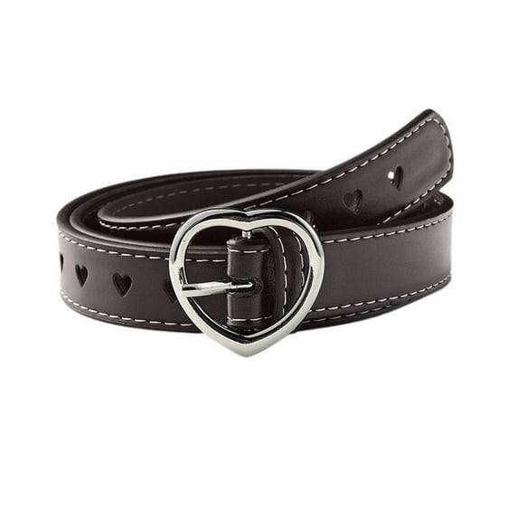 SWSMCLT Women's Skinny Belt For Dress Adjustable Belts Buckle Belt Fashion Faux Leather Casual Cute Travel Coffee X-Small-Large