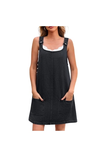 Denim Jumper Dresses