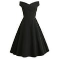 thumbnail image 1 of SWSMCLT Women's Sleeveless Dresses Prom Party Fitted Midi Evening Gown Fall Spring Backless Gala Fashion A Line Dress Black X-Large, 1 of 4