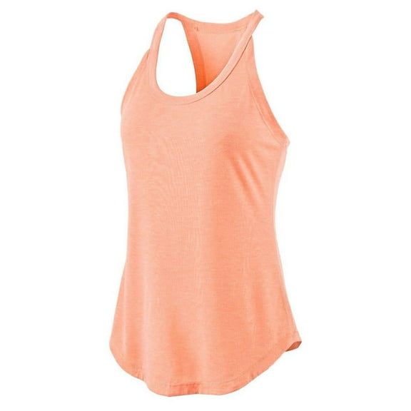 SWSMCLT Women's Soft Tank Top Yoga Lightweight Cotton Fall Thin Summer Casual Fashion Top Vest Workout Loose Orange 10