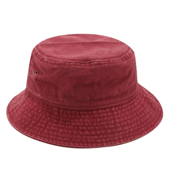 SWSMCLT Women's Summer Hat Winter Camping Soft Travel Spring Classic Basic Hiking Homburg Hat Sun Protection Cap Burgundy One Size