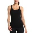 thumbnail image 1 of SWSMCLT Women's Tank Top Workout Fitted Summer Spring Vest Backless Yoga Fall Sleeveless Running Soft Top Black Medium, 1 of 4