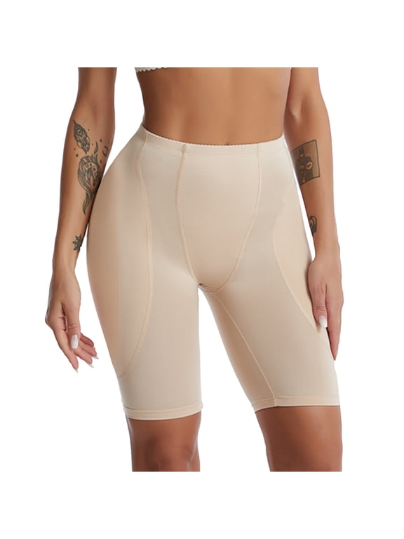Women's Thigh Butt Lifter Padded Shapewear Hip Dips Hip Panties Thigh Slimmer Shorts Butt Lifting Underwear Enhancer Seamless High Waist Body Shaper Nude 14