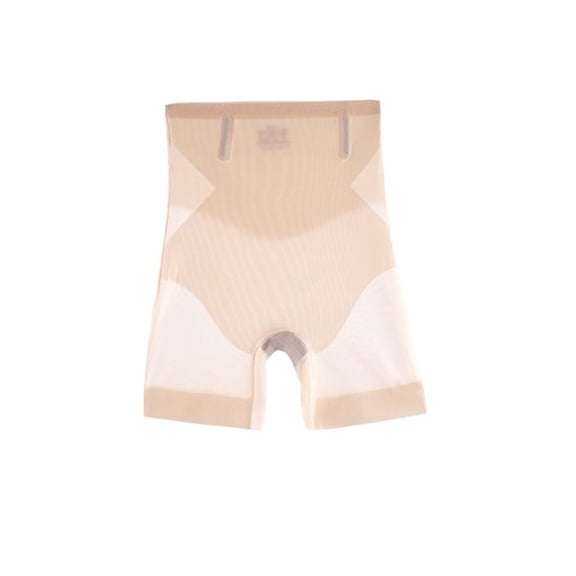 SWSMCLT Women's Tummy Control Shaper Shorts Butt Lifting Mid Thigh Breathable Firm Body Shaper High Waisted Shapewear Nude Large