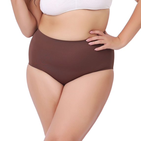 SWSMCLT Women's Tummy Control Shaper Shorts Postpartum Elastic Shapewear Firm Body Shaper High Waisted Butt Lifting Spandex Coffee Small