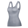 thumbnail image 1 of SWSMCLT Women's Tummy Control Shapewear Tank Tops Casual Pull On Slimming Body Shaper Trainer Light Body Shaper Basic Grey 6, 1 of 1