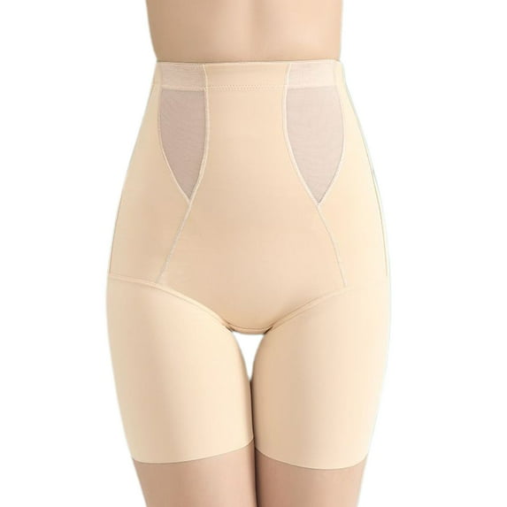SWSMCLT Women's Tummy Control Shapewear Tight Thin Butt Lifter High Waisted Body Shaper Slimming Boyshort Nude 0
