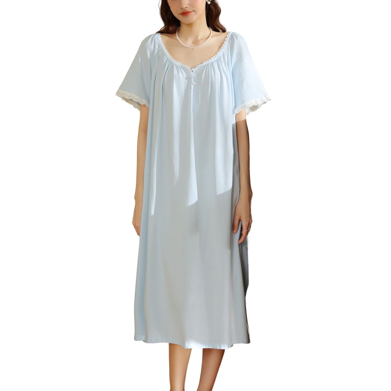 knee length lace sleeve dress Sheath Sheer Lace Neck Knee Length Mother of The Bride Dresses main image 0