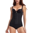 thumbnail image 1 of SWSMCLT Women's Waist Trainer Tummy Control Waist Slimming Hook Shaper Shapewear Belt Firm Spandex Postpartum Gym Black X-Large, 1 of 4