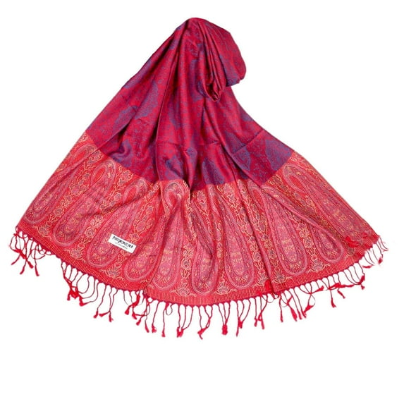 SWSMCLT Women's Winter Scarf Fall Cape Cardigan Cotton Shawl Summer Soft Vintage Gypsy Fringe Casual Elegant Red Peacock Blue One Size