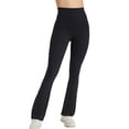 thumbnail image 1 of SWSMCLT Women's Yoga Pants Bootcut Bell Thin Trousers Long Pants High Waisted Stretch Flared Soft Fashion Black 8-10, 1 of 1
