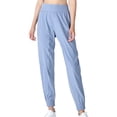thumbnail image 1 of SWSMCLT Women's Yoga Pants Gym Casual Comfy Hiking Thin Long Sweatpants Jogger Slim Fit Stretch Elastic Waist Joggers Blue 14, 1 of 1