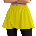 thumbnail image 1 of SWSMCLT Women's Yoga Wrap Skirt Summer Fashion Sport Mid Above Knee Classic Outdoor Thin Fall Elastic Spring Mustard Yellow X-Small-Large, 1 of 2