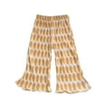 thumbnail image 1 of SROBPTY Girls Pants,Kids Summer Pants,Girls Summer Printed Flared Pants Thin Cut Slit Wide Leg Pants Casual Children's Pants, 1 of 4