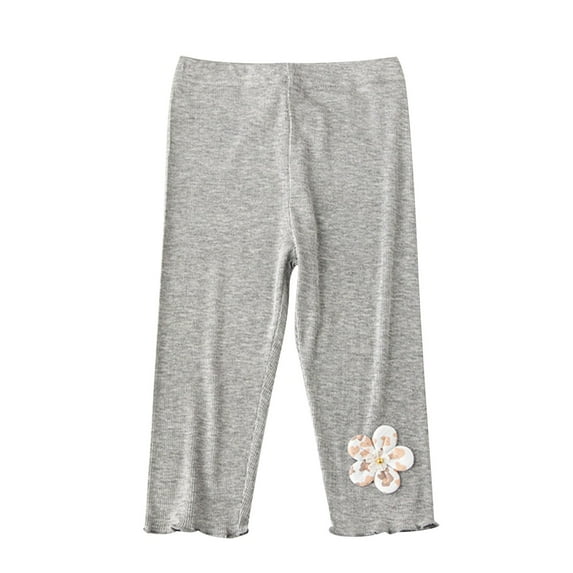 SROBPTY Girls Pants,Kids Summer Pants,Summer Girls' Mid To Large Children's Bell Bottom Pants Girls' Leggings Cool And Comfortable Lace Pants