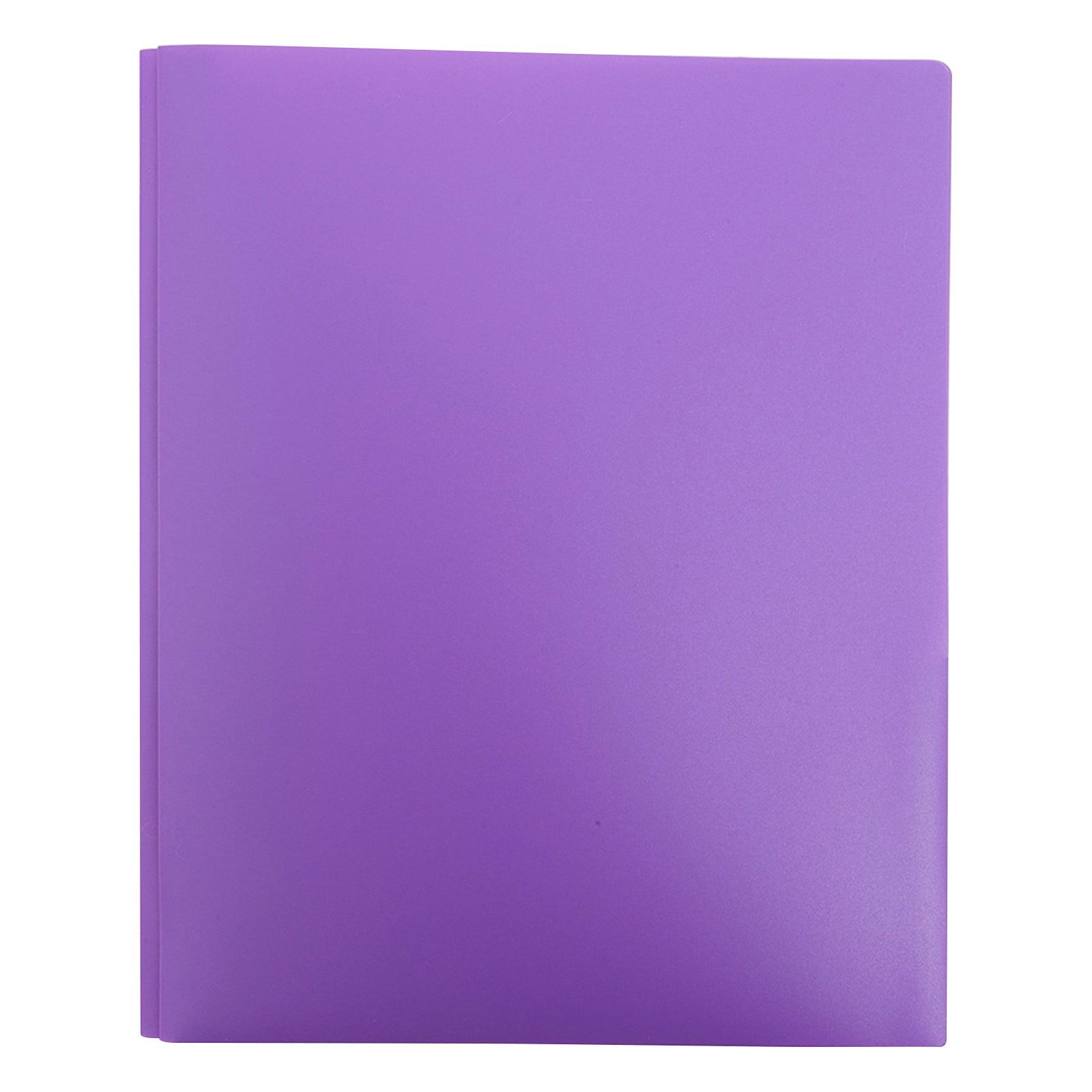 SWSUSN 1 Pc Plastic Folders with Pockets and Prongs Red Two Pocket