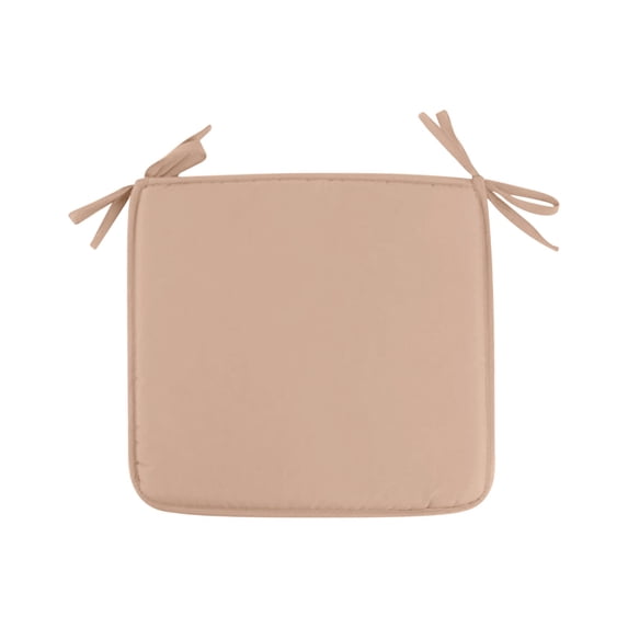 SWSUSN 15.7 Inches Square Stool Cushions with Ties for Bar Stool, Breathable Square Chair Pads Seat Cushions with Non-Slip Bottom - One Pad Only