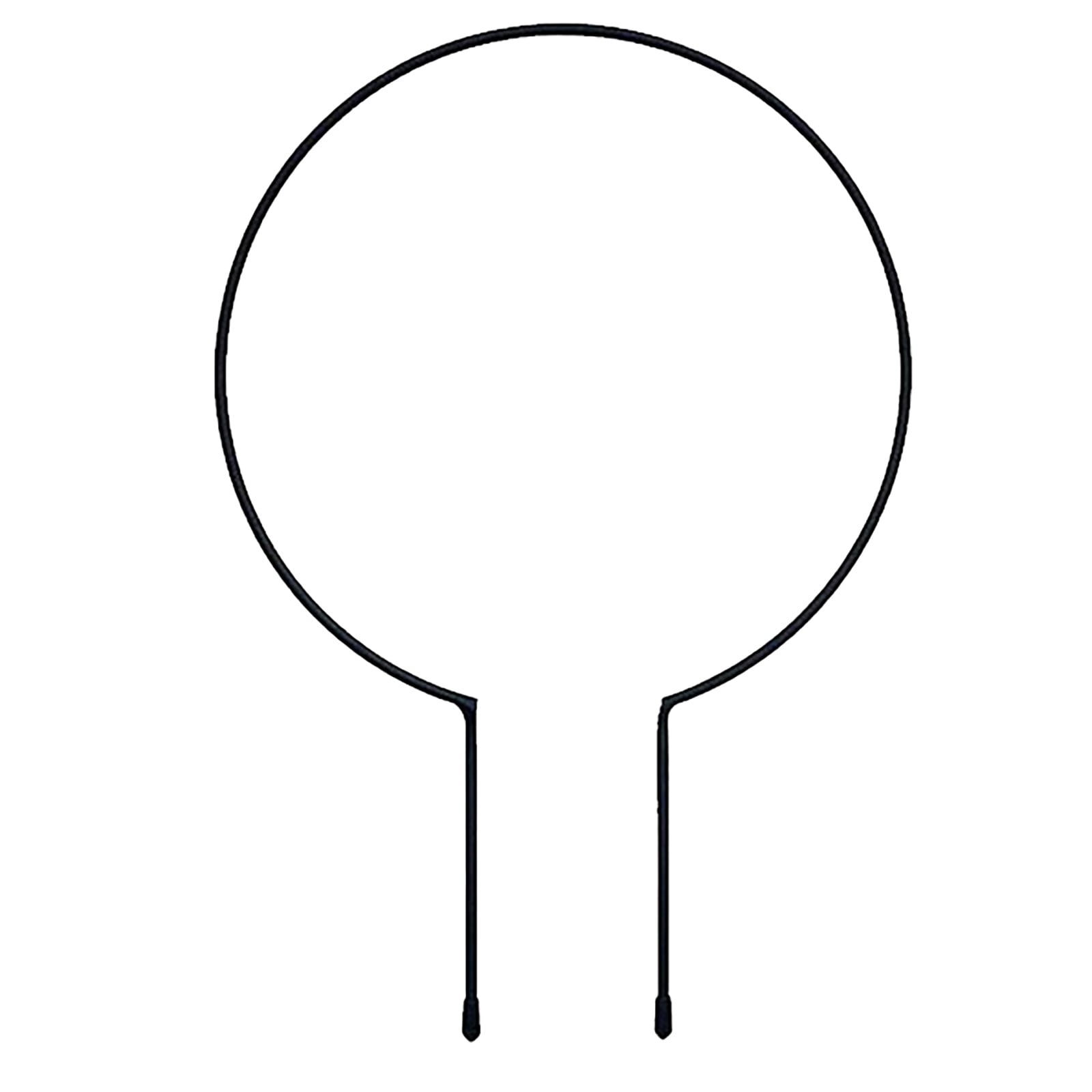 SWSUSN Black Metal Plant Trellis for Climbing Plants 13" Iron round Trellis Plant Vine Stem