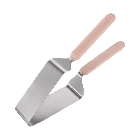 SWSUSN Cake Slicer Cutter Stainless Steel Cake Server Professional Cake Cutter Tongs Baking Cake Slice Device Metal Pie Knife Cake Lifter Tools Desserts Pastry Bread Pizza Devider Slicer