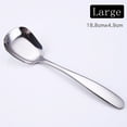 thumbnail image 1 of SWSUSN Stainless Steel Soup Spoons Table Spoons Dinner Spoons Rice Spoons Special Squar, 1 of 4