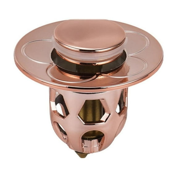 SWSUSN Universal Bathroom Sink Stopper with Hair Catcher, for 1.04-1.97 Inch Drain Hole, Spring Core Bathtub Drain Cover, Pop Up Sink Plug Basin Drain Strainer
